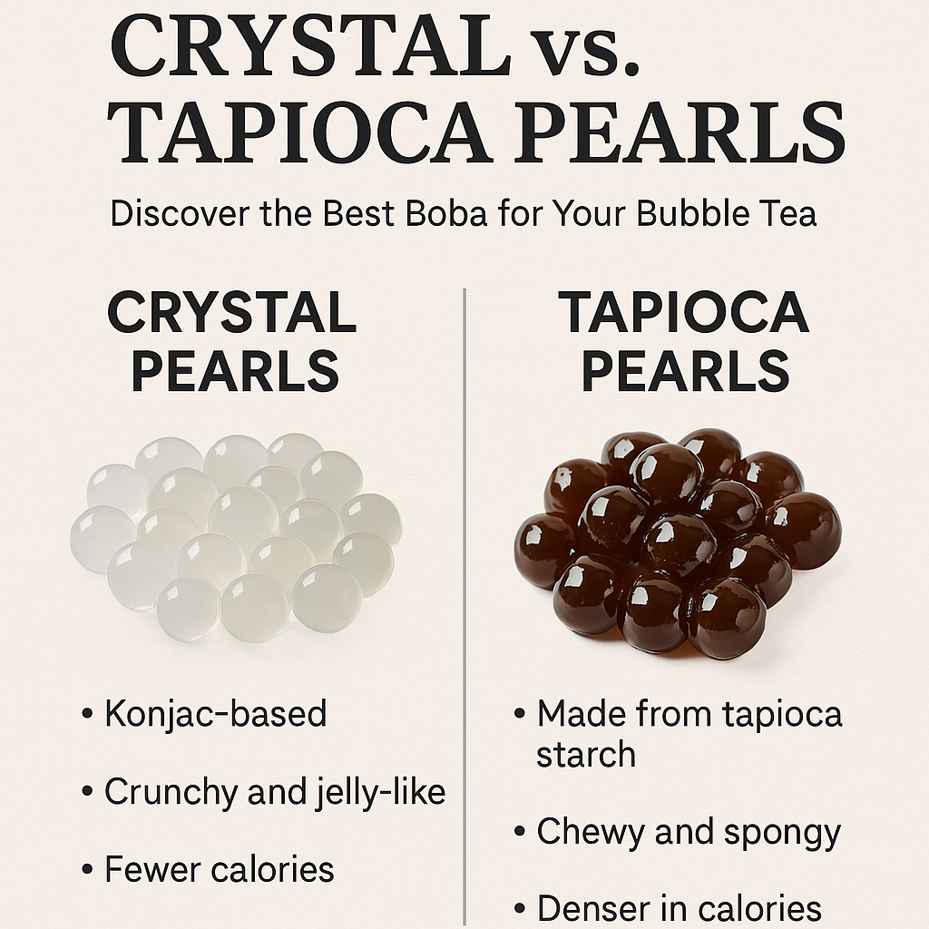 Crystal vs. Tapioca Pearls: Discover the Best Boba for Your Bubble Tea