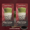 Matcha Boba Tea Kit  HAKUMORI 2 Kits (12 Drinks)  