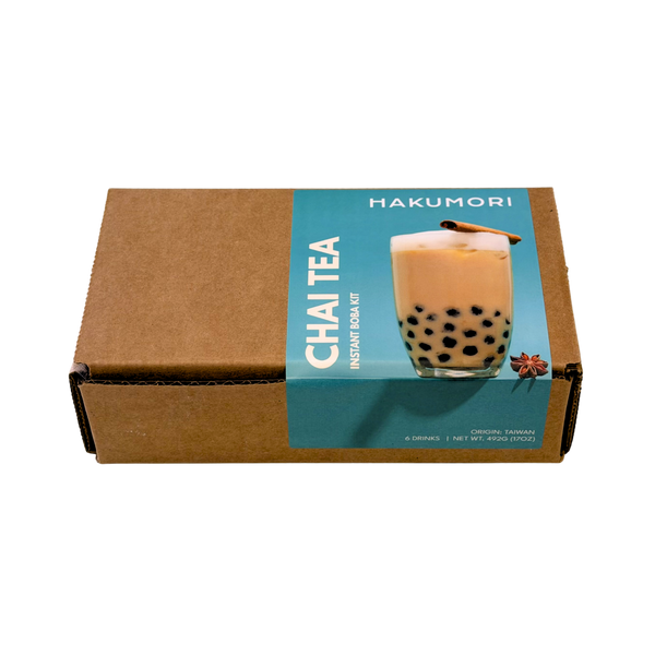 Chai Boba Tea Kit DIY Instant Bubble Tea Kit HAKUMORI