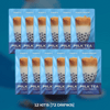 Milk Tea Boba Tea Kit  HAKUMORI 12 Kits (72 Drinks)  