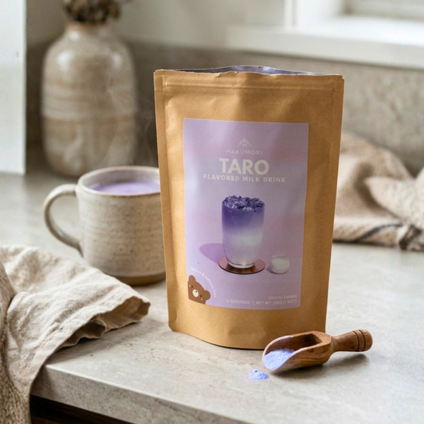 Taro Milk Powder DIY Instant Bubble Tea Kit HAKUMORI