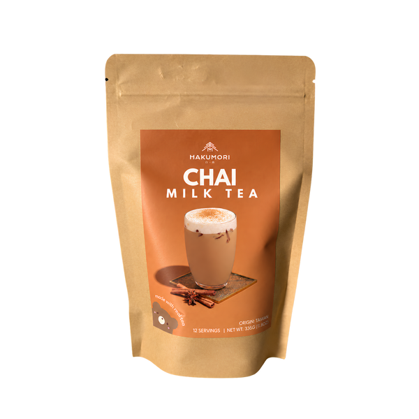 Chai Powder DIY Instant Bubble Tea Kit HAKUMORI 1 Pouch (12 Drinks)
