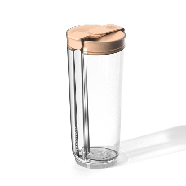 Clear Strawless Boba Tumbler (NEW) Bubble Tea Travel Tumblers HAKUMORI Mori None