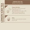 Lemon Iced Tea Instant Boba Kit  HAKUMORI   