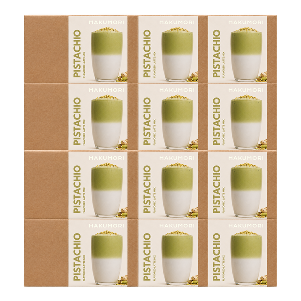 Pistachio Latte Boba Kit DIY Instant Bubble Tea Kit HAKUMORI Case of 12 Kits (72 Drinks + Tapioca Pearls) 12/16/2026 None