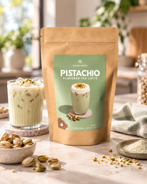 Pistachio Powder DIY Instant Bubble Tea Kit HAKUMORI