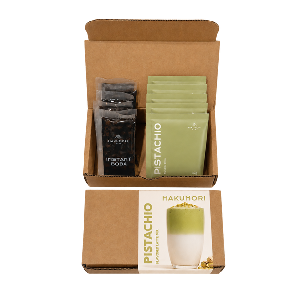 Pistachio Latte Boba Kit